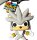 Schlüsselanhänger Sonic the Hedgehog 7cm Mini Anhänger Geschenk Cartoon Schlüsselanhänger Silikon Schlüsselanhänger für Handyhülle Charme Rucksack Geschenk Sonic grau