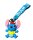 Schlüsselanhänger Lilo & Stitch 6 cn Mini Anhänger Geschenk Cartoon Schlüsselanhänger Silikon Schlüsselanhänger für Handyhülle Charme Rucksack Geschenk Stitch hut rot