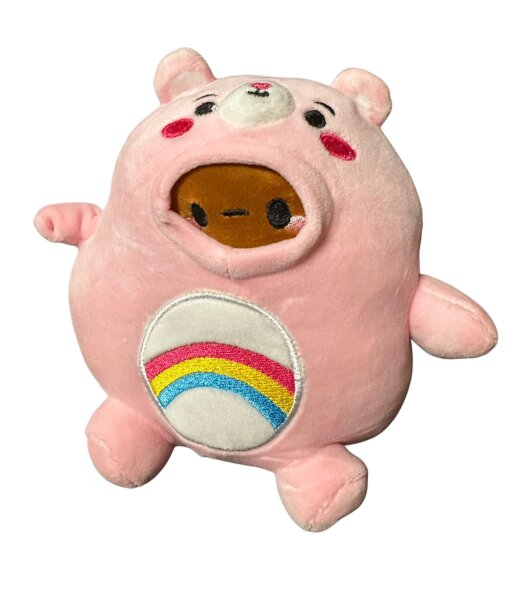 Kawaii Glücksbärchi Kuscheltier Figur Plüsch 17 cm Plüsch Hurra Bärchi rosa