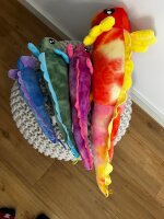 Axolotl Echse Molch Kuscheltier Figur Plüsch Tintenfisch Spiel Puppe XL 32 cm Plüschtier Püsch Wassertier lila neu
