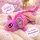 Axolotl Echse Molch Kuscheltier Figur Plüsch Tintenfisch Spiel Puppe XL 42 cm Plüschtier Püsch Wassertier lila neu
