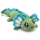 Axolotl Echse Molch Kuscheltier Figur Plüsch Tintenfisch Spiel Puppe XL 25 cm Plüschtier Püsch Wassertier grün neu