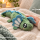 Axolotl Echse Molch Kuscheltier Figur Plüsch Tintenfisch Spiel Puppe XL 25 cm Plüschtier Püsch Wassertier grün neu