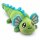 Axolotl Echse Molch Kuscheltier Figur Plüsch Tintenfisch Spiel Puppe XL 42 cm Plüschtier Püsch Wassertier grün neu