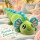 Axolotl Echse Molch Kuscheltier Figur Plüsch Tintenfisch Spiel Puppe XL 42 cm Plüschtier Püsch Wassertier grün neu