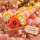 Axolotl Echse Molch Kuscheltier Figur Plüsch Tintenfisch Spiel Puppe XL 25 cm Plüschtier Püsch Wassertier orange neu