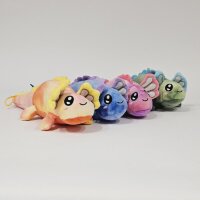 Axolotl Echse Molch Kuscheltier Figur Plüsch Tintenfisch Spiel Puppe XL 32 cm Plüschtier Püsch Wassertier orange neu