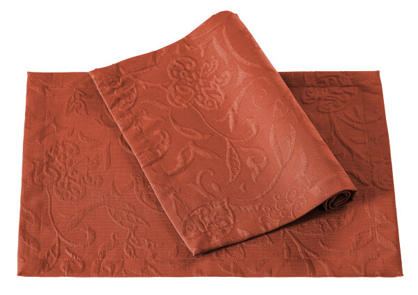 Pichler Tischset 6er Set Cordoba Rechteck 035/050 terracotta