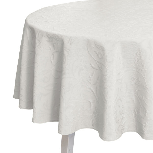 Pichler Tischdecke rund Cordoba Kreis 170 brillantweiß