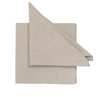Pichler Serviette 6er Set Faro Rechteck 040/040 leinen