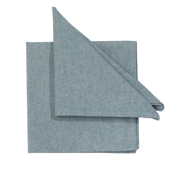 Pichler Serviette 6er Set Faro Rechteck 040/040 lagune