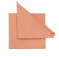 Pichler Serviette 6er Set Faro Rechteck 040/040 orange