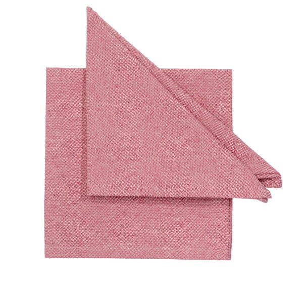 Pichler Serviette 6er Set Faro Rechteck 040/040 pink