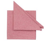 Pichler Serviette 6er Set Faro Rechteck 040/040 pink