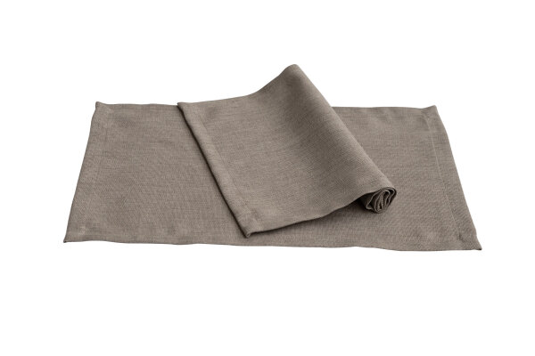 Pichler Tischset 6er Set Panama Rechteck 033/048 taupe