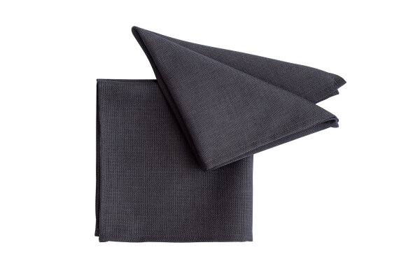 Pichler Serviette 6er Set Panama Rechteck 040/040 anthrazit