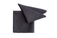 Pichler Serviette 6er Set Panama Rechteck 040/040 anthrazit