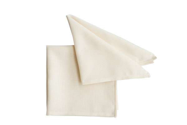 Pichler Serviette 6er Set Panama Rechteck 040/040 perle