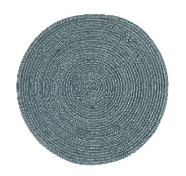 Pichler 12er Set Tischset rund Samba Kreis 038 eukalyptus