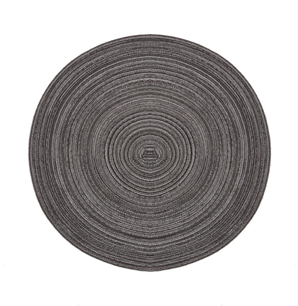Pichler 12er Set Tischset rund Samba Kreis 038 graphit