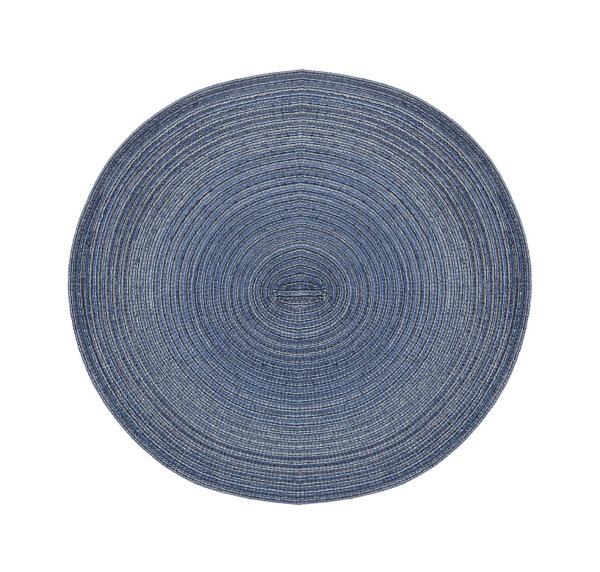 Pichler 12er Set Tischset rund Samba Kreis 038 indigo