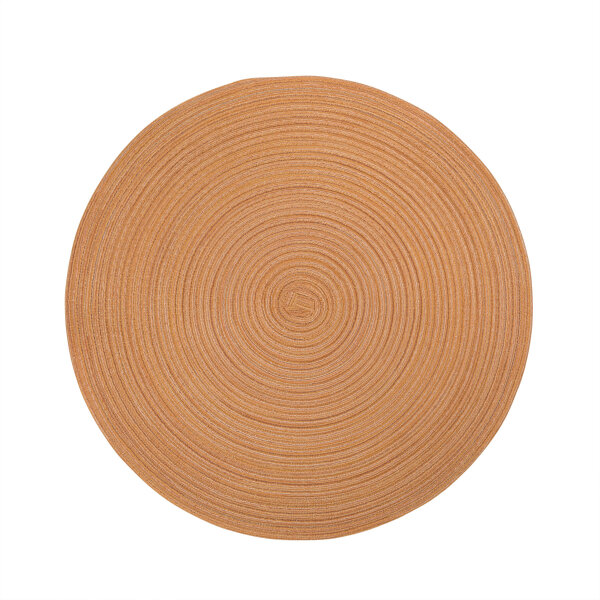 Pichler 12er Set Tischset rund Samba Kreis 038 mandarin