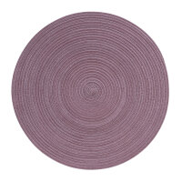 Pichler 12er Set Tischset rund Samba Kreis 038 mauve