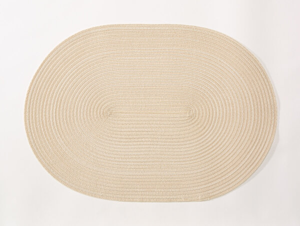 Pichler 12er Set Tischset Samba Oval 048/033 creme