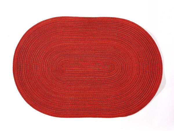 Pichler 12er Set Tischset Samba Oval 048/033 granat