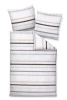 Janine Mako-Satin Bettwäsche 135x200,80x80 2 teilig  J. D. 87101-07-500 taupegrau