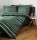 Janine Mako-Satin Bettwäsche 155x220,80x80 2 teilig  J. D. 87105-06-512 jade waldgrün