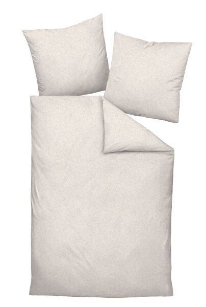 Janine Mako-Satin Bettwäsche 155x220,80x80 2 teilig  Milano 45106-07-512 beige