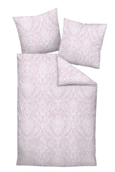 Janine Mako-Satin Bettwäsche 135x200,80x80 2 teilig  Milano 45108-01-500 rosé