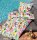 Janine Mako-Satin Bettwäsche 155x200,80x80 2 teilig  Modern Art S 42147-09-510 multicolor