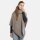Knit Factory Amber Gestrickter Poncho Marron/Iced Clay