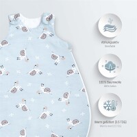 Julius Zöllner Schnecke Babyschlafsack Sky 50x56