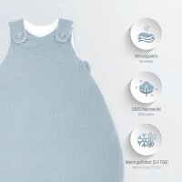 Julius Zöllner denim Babyschlafsack Musselin 50x56