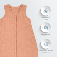 Julius Zöllner dune Babyschlafsack Musselin 50x56