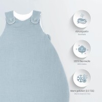 Julius Zöllner denim Babyschlafsack Musselin 62x68