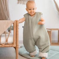 Julius Zöllner Schlafsack lime Jumper gefüttert Musselin  80