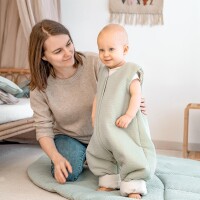 Julius Zöllner Schlafsack lime Jumper gefüttert Musselin 104