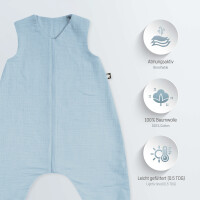 Julius Zöllner Schlafsack denim Jumper Musselin 80