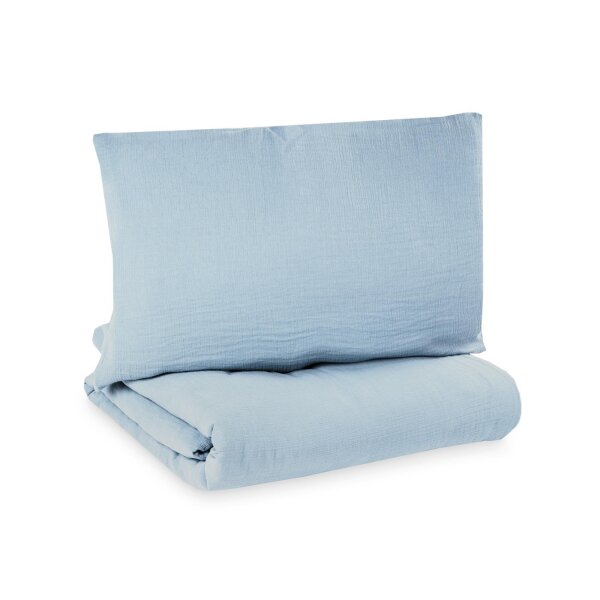Julius Zöllner denim Bettwäsche Musselin 100x135+40x60