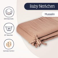 Julius Zöllner dune Nestchen Musselin 180x35