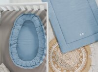 Julius Zöllner denim Krabbeldecke Musselin 95x135