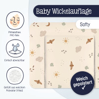Julius Zöllner Wickelauflage Folie Night & Day Softy 75x75