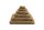 Heckett and Lane 1x VPE 3 st. Prestige Gastentuch 30/50 Cognac Brown Gästetuch 30x50 Cognac-Brown Gestreift