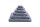 Heckett and Lane 1x VPE 3 st. Prestige Waschhandschuhe 16/21 Insignia Blue Waschhandschuhe 16x21 Insignia-Blue Gestreift