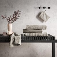 Heckett and Lane 1x VPE 3 st. Grant Waschhandschuhe 16/21 Taupe Waschhandschuhe 16x21 Taupe Uni