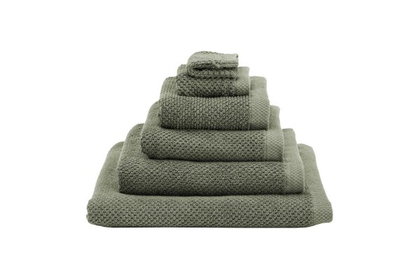 Heckett and Lane 1x VPE 3 st. Grant Gastentuch 30/50 Army Green Gästetuch 30x50 Army-Green Uni
